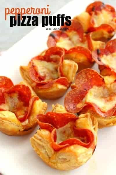 Pepperoni Pizza Puffs ⋆ Real Housemoms