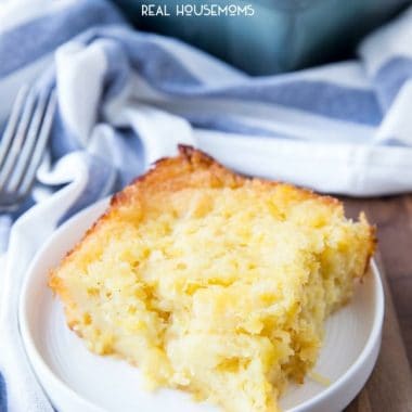 Pineapple Casserole is a delicious side dish and is especially perfect with ham! It is easy to make and is great for the holidays!