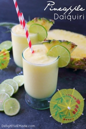 Receta de Daiquiri de Piña-.Delightful E Made