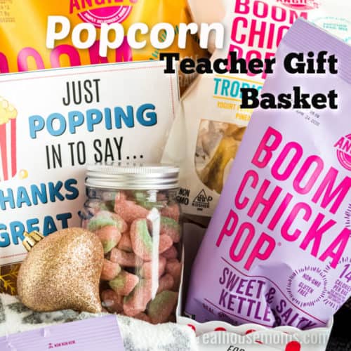 Popcorn Teacher Gifts with Free Printables ⋆ Real Housemoms
