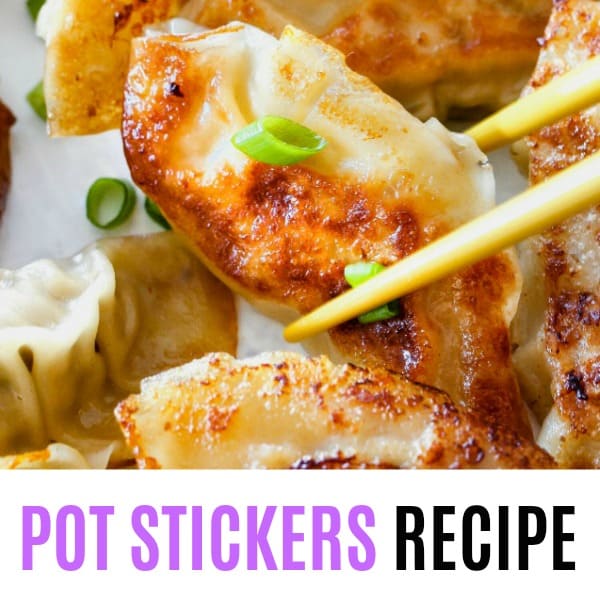 pot stickers photo with text
