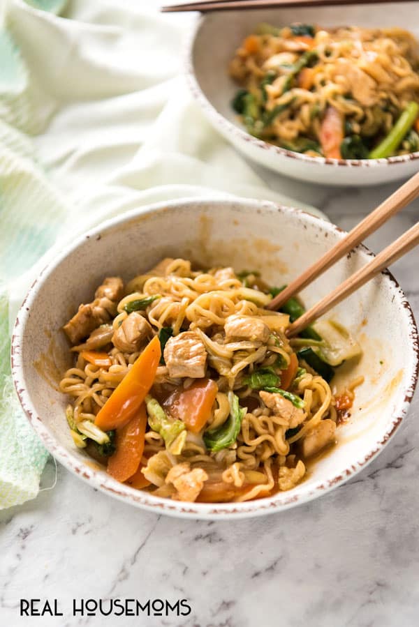 Ramen Noodle Stir Fry ⋆ Real Housemoms