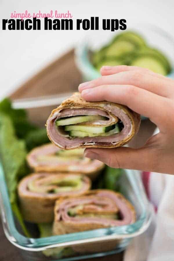 Ranch Ham Roll Ups pull double duty! They can be served up for school lunches or as an appetizer for a party or potluck! This is one simple recipe you'll always make!