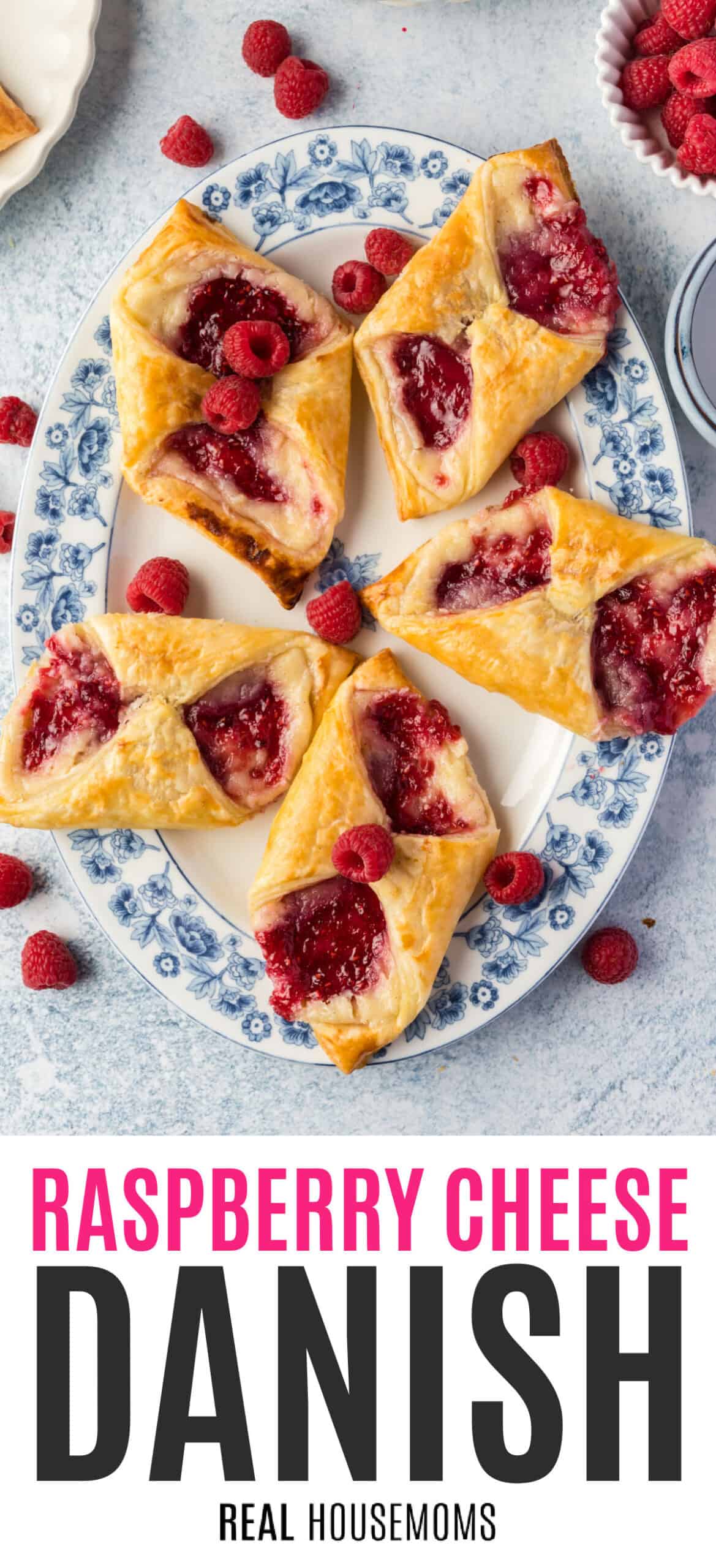 Easy Puff Pastry Cream Cheese and Berry Danishes - Our Best Bites