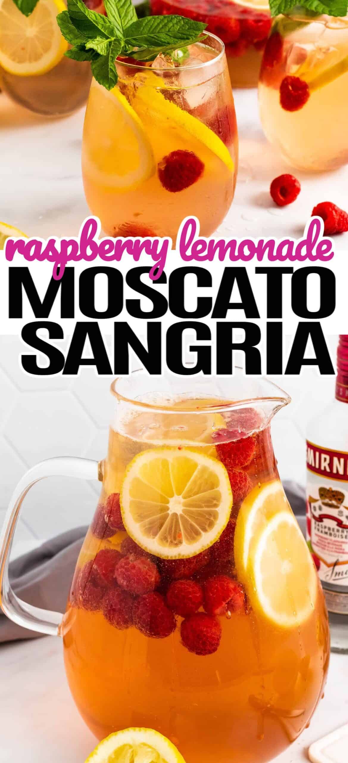 Raspberry Lemonade Moscato Sangria ⋆ Real Housemoms