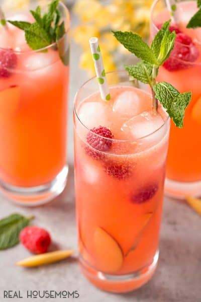 Peach Raspberry Lemonade ⋆ Real Housemoms