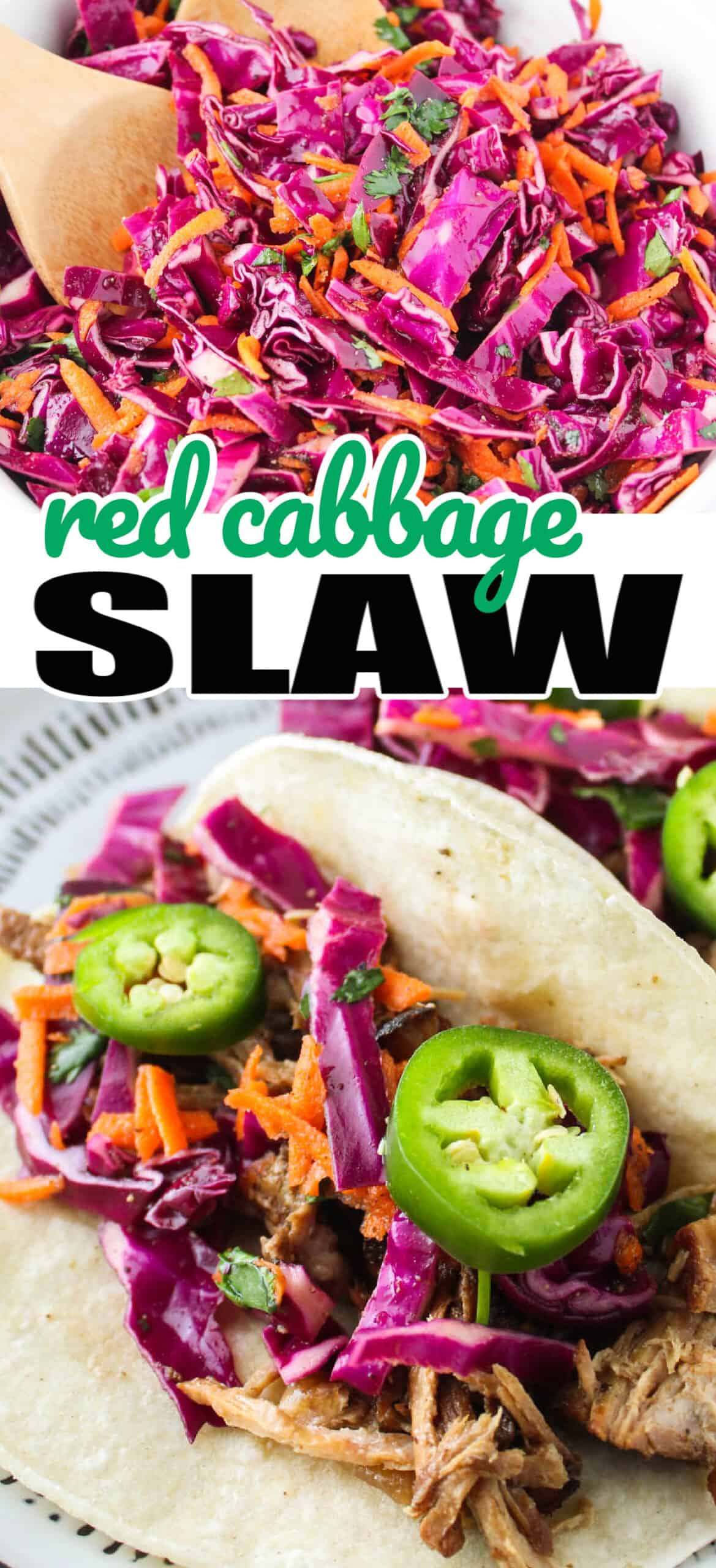 Tangy Red Cabbage Slaw Recipe ⋆ Real Housemoms