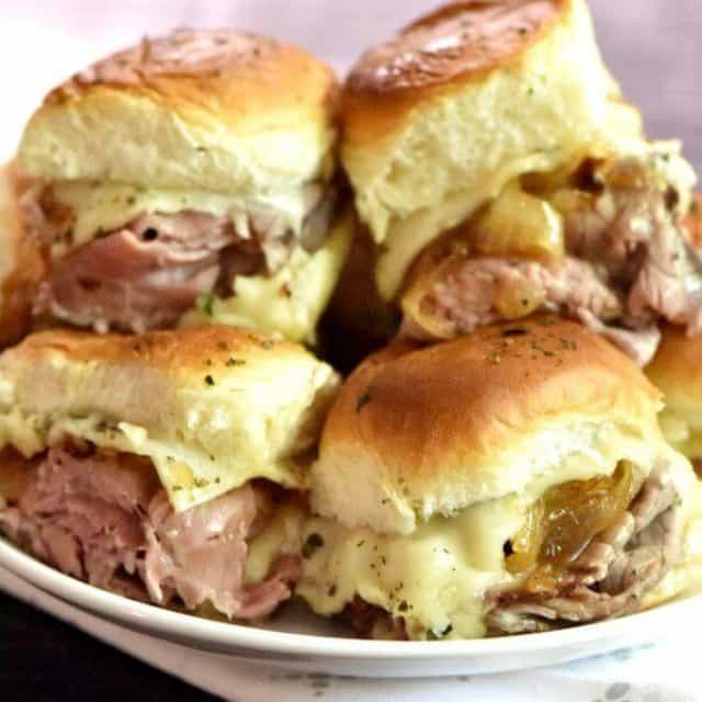 Roast Beef Horseradish Cheese Baked Sliders ⋆ Real Housemoms