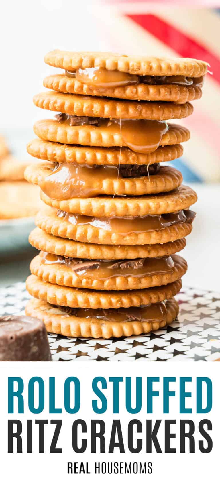Stuffed Rotolo Rolo Stuffed Ritz Crackers ⋆ Real Housemoms