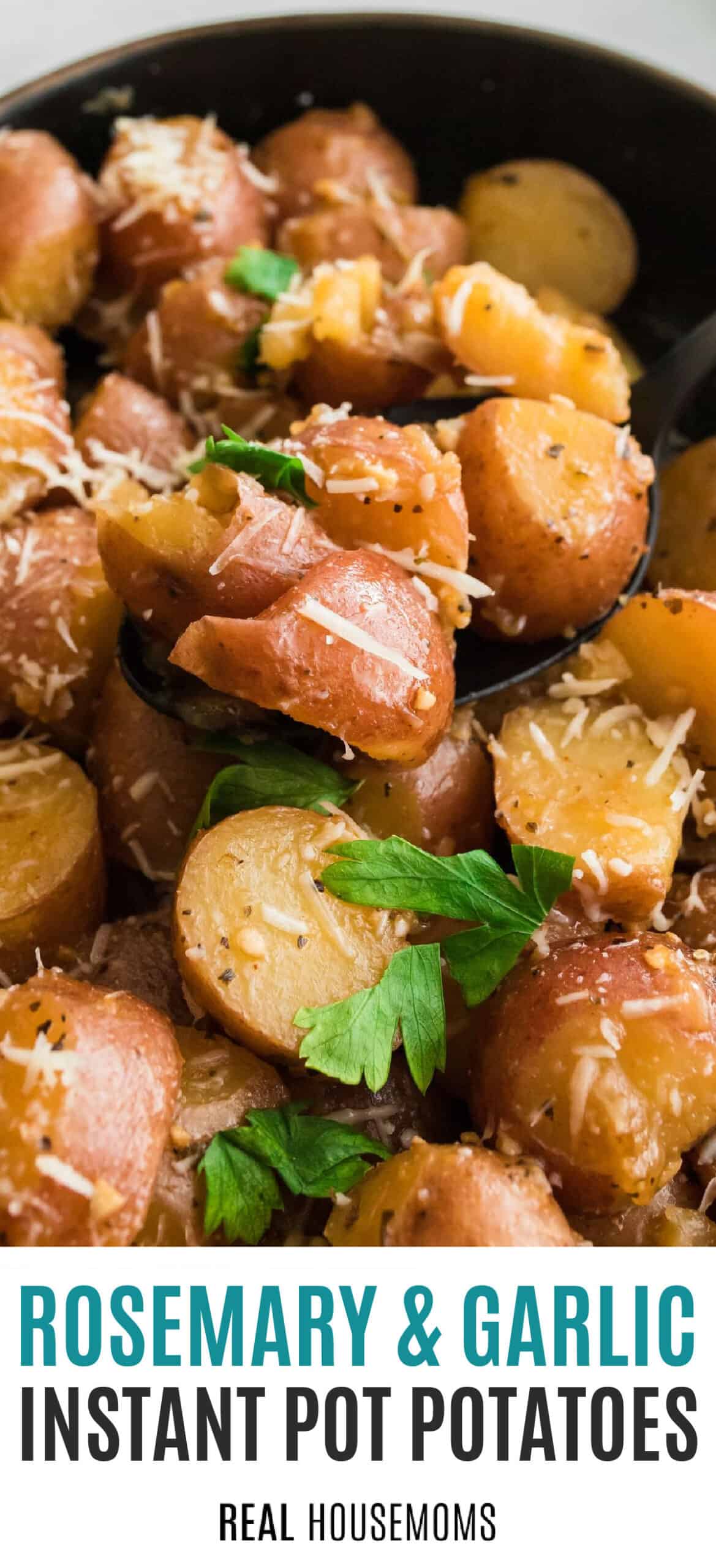 Ninja Foodi Red Potatoes with Rosemary and Garlic - The Tasty Travelers