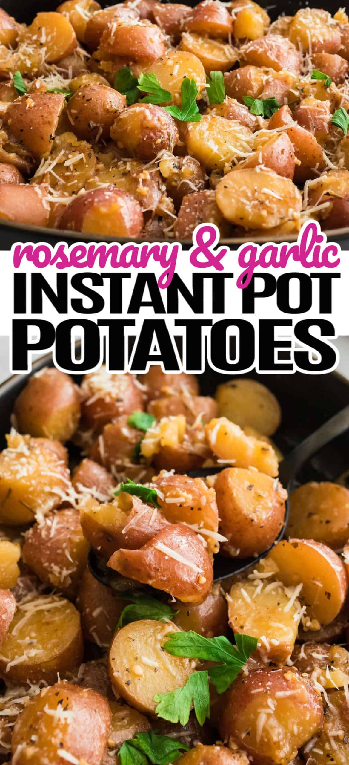 Rosemary & Garlic Instant Pot Potatoes ⋆ Real Housemoms