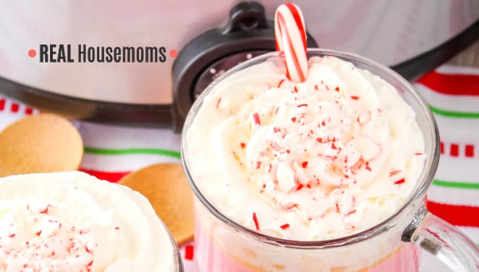 Crock Pot Peppermint White Hot Chocolate