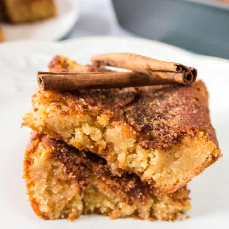 Sugar, spice, and everything nice that you love about the classic cookie. Snickerdoodle Cookie Bars take half the time as the original, but come with ALL the yums!