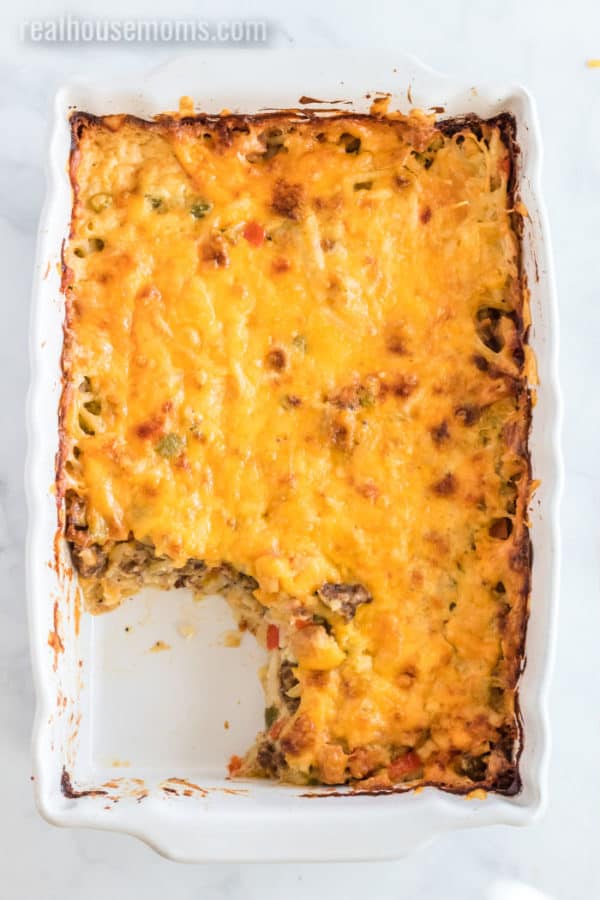 Sausage Hash Brown Casserole ⋆ Real Housemoms