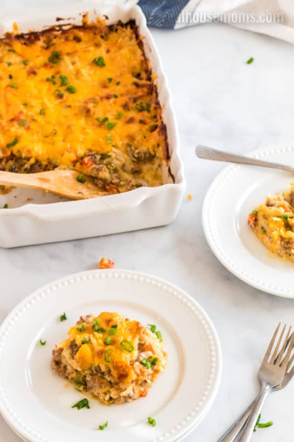 Sausage Hash Brown Casserole ⋆ Real Housemoms