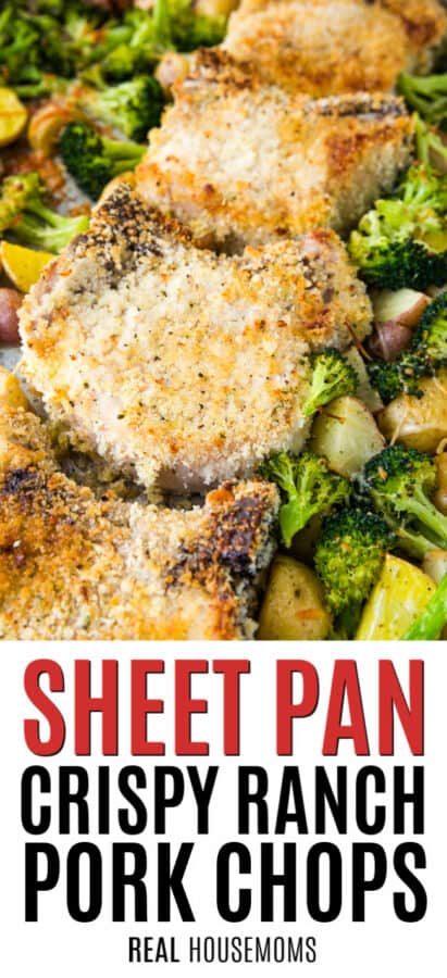 Sheet Pan Crispy Ranch Pork Chops ⋆ Real Housemoms