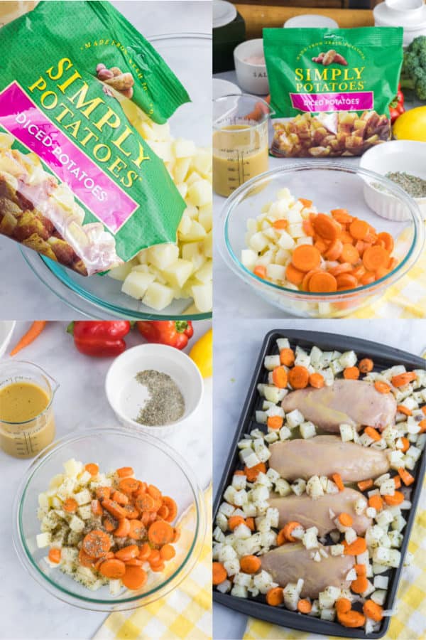 Sheet Pan Honey Mustard Chicken ⋆ Real Housemoms