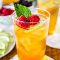 Perfect for summer, this Simple Iced Tea Bar is simple & fun for entertaining guests. Using black tea, add some mix-ins like fruit or herbs to create a delicious variety of flavors with your tea!