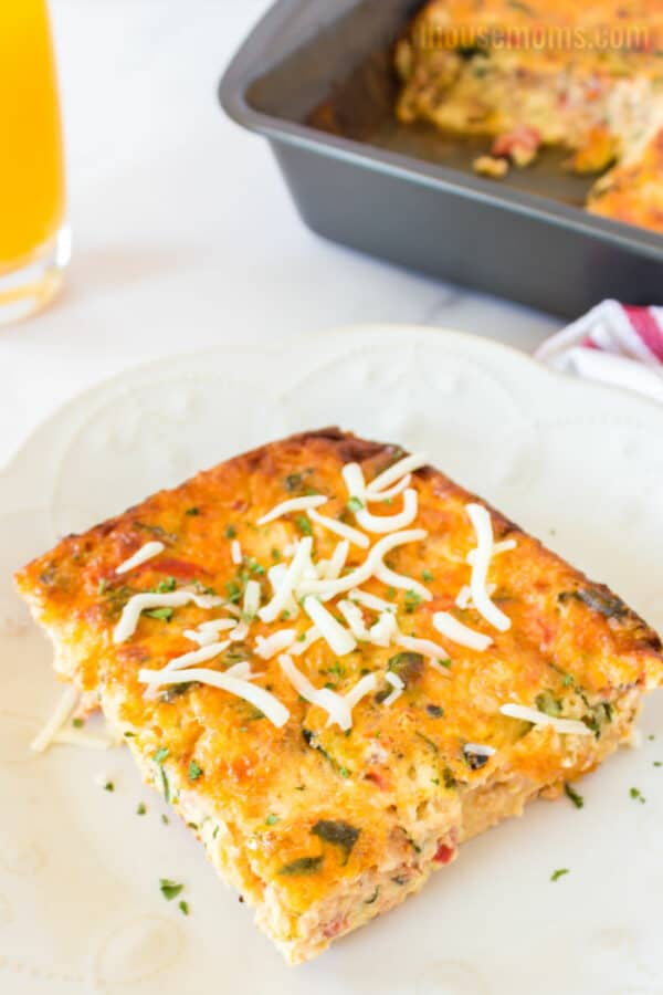 Spinach And Tomato Breakfast Casserole ⋆ Real Housemoms