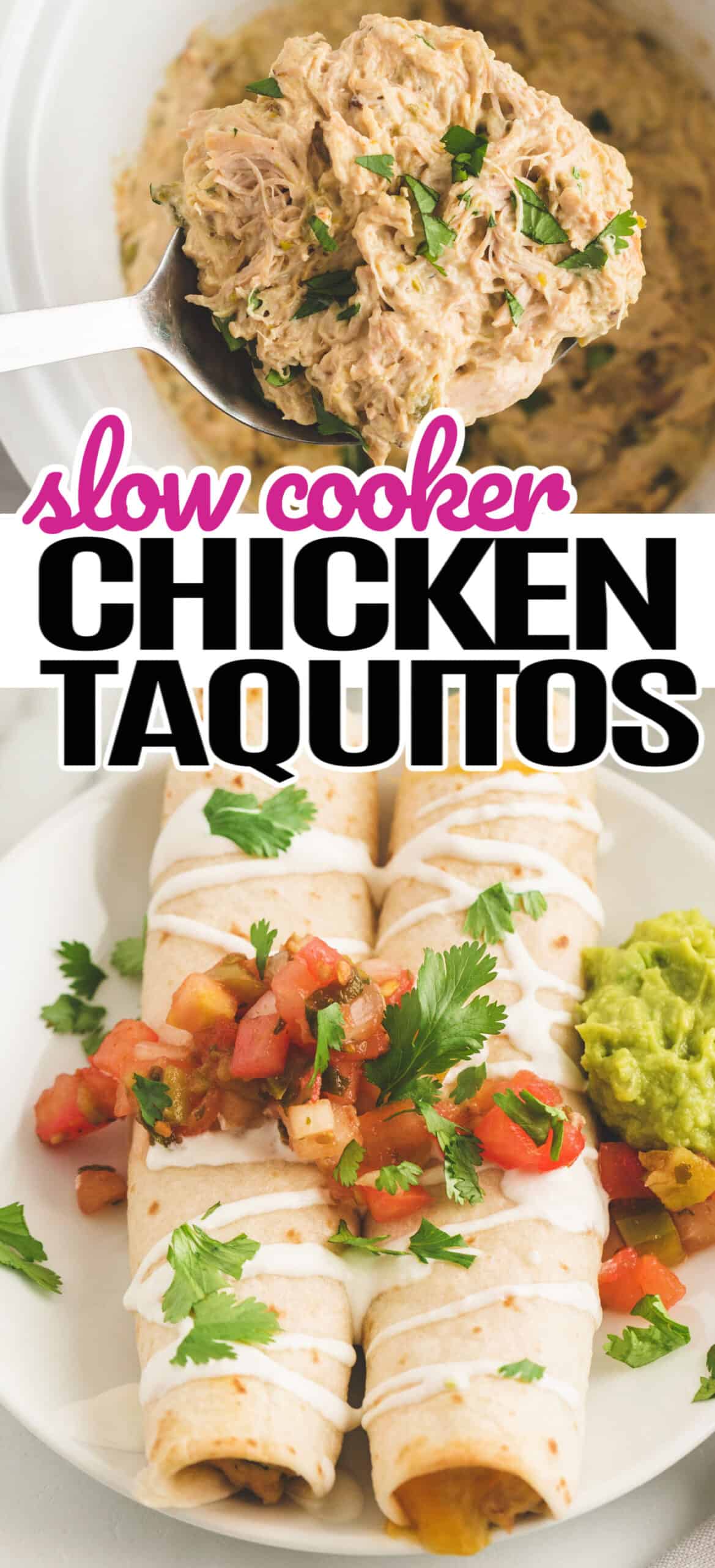 Slow Cooker Chicken Taquitos ⋆ Real Housemoms