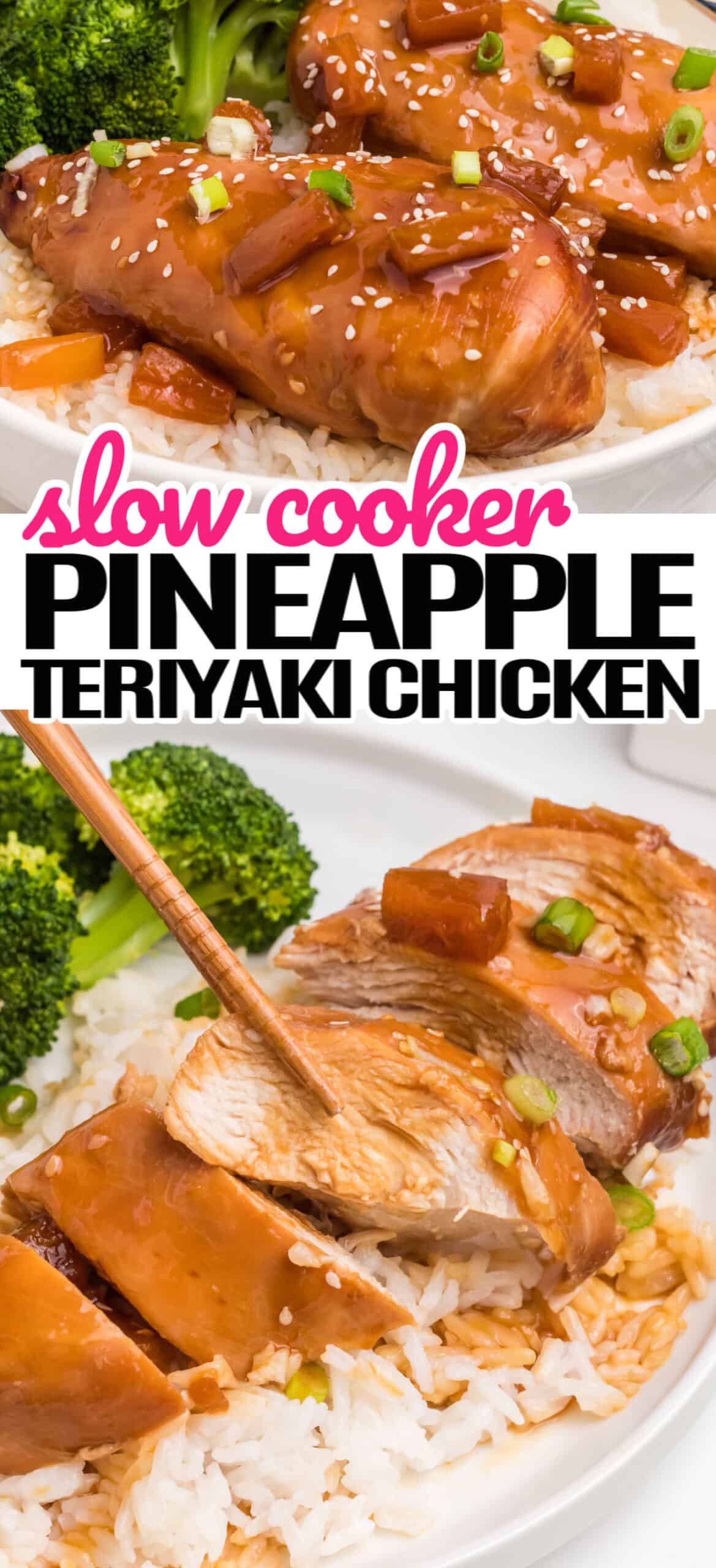 Slow Cooker Pineapple Teriyaki Chicken ⋆ Real Housemoms
