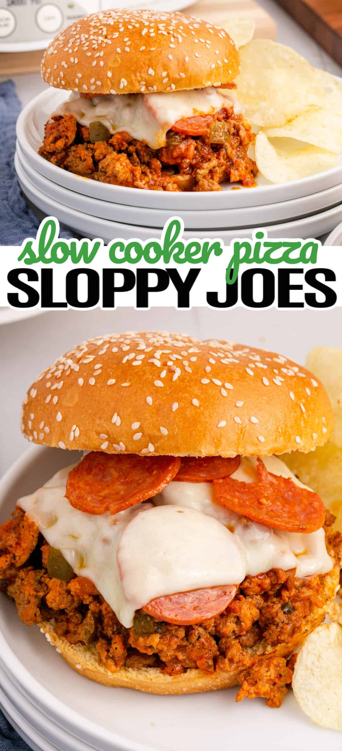 Slow Cooker Pizza Sloppy Joes ⋆ Real Housemoms