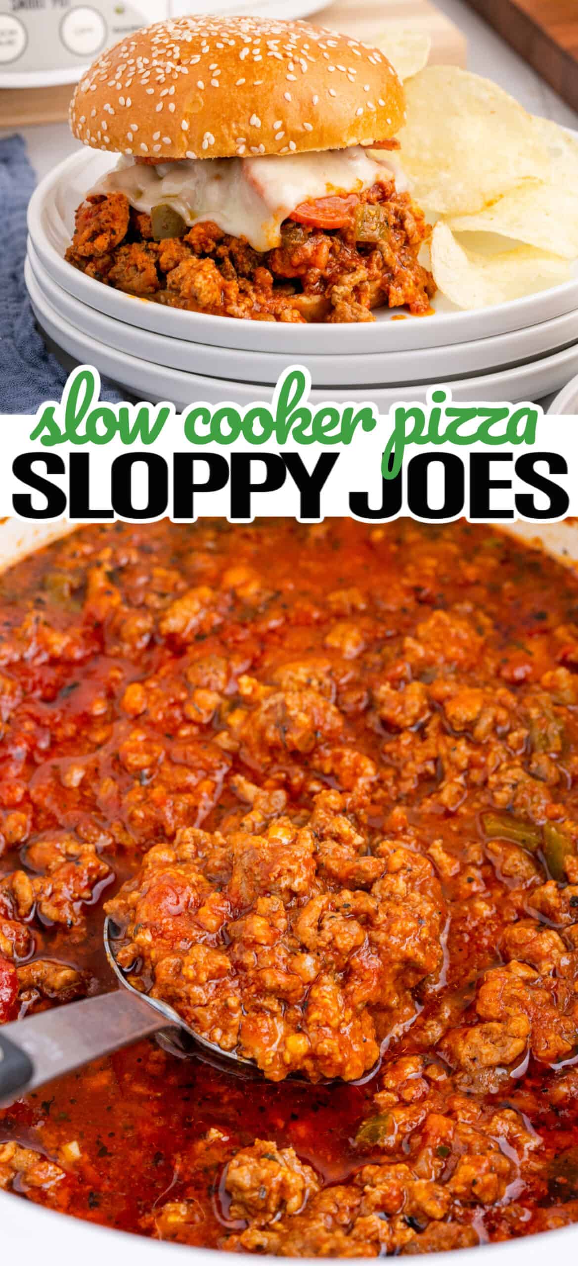 Slow Cooker Pizza Sloppy Joes ⋆ Real Housemoms