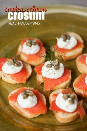 Smoked Salmon Crostini ⋆ Real Housemoms