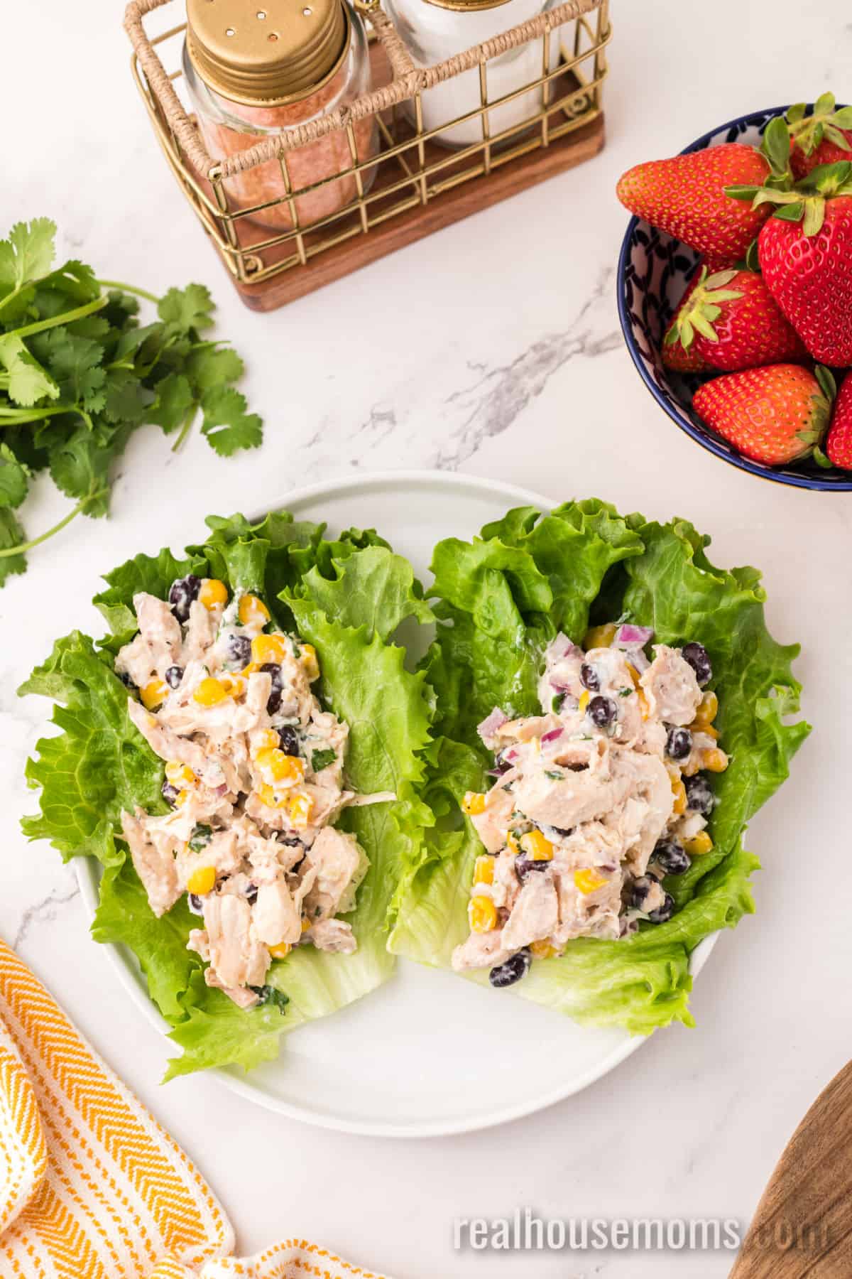 Easy Southwest Chicken Salad Wrap Recipe