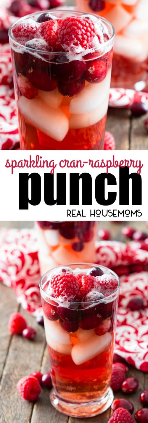 Sparkling Cran-Raspberry Punch ⋆ Real Housemoms