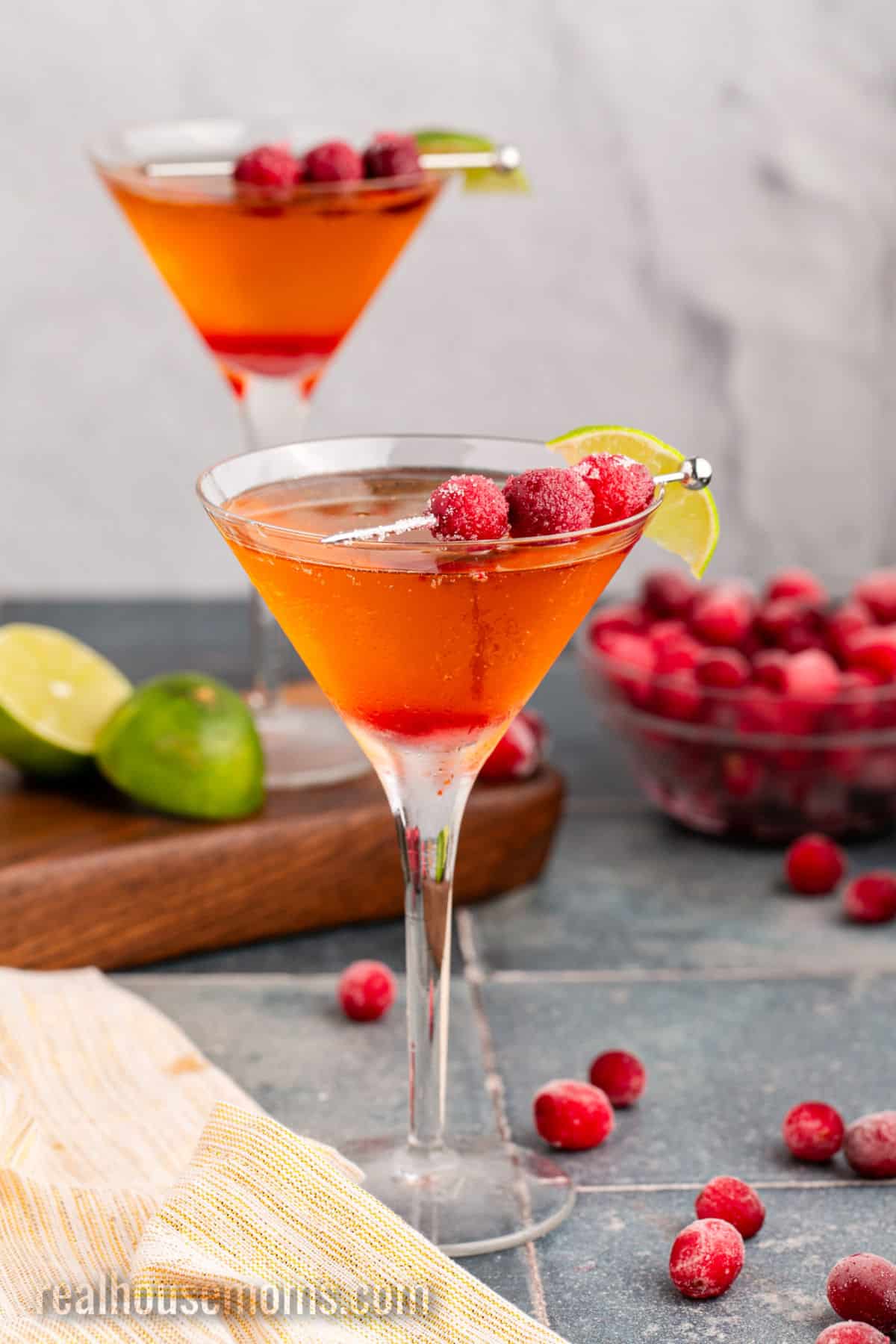 Sparkling Cranberry Martini ⋆ Real Housemoms