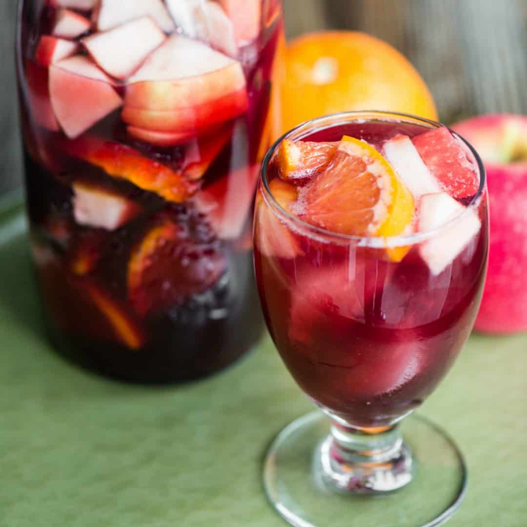 Sparkling Red Wine Sangria Recipe Real Housemoms