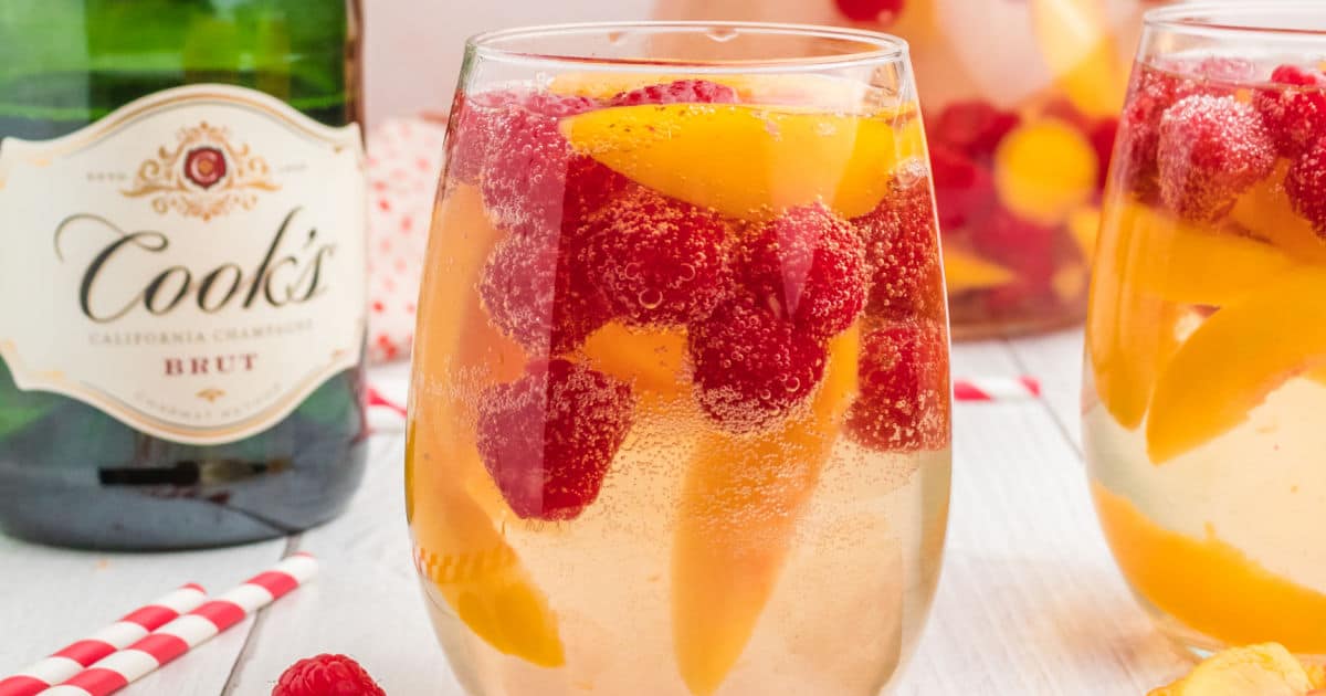 Sparkling Peach White Sangria Recipe