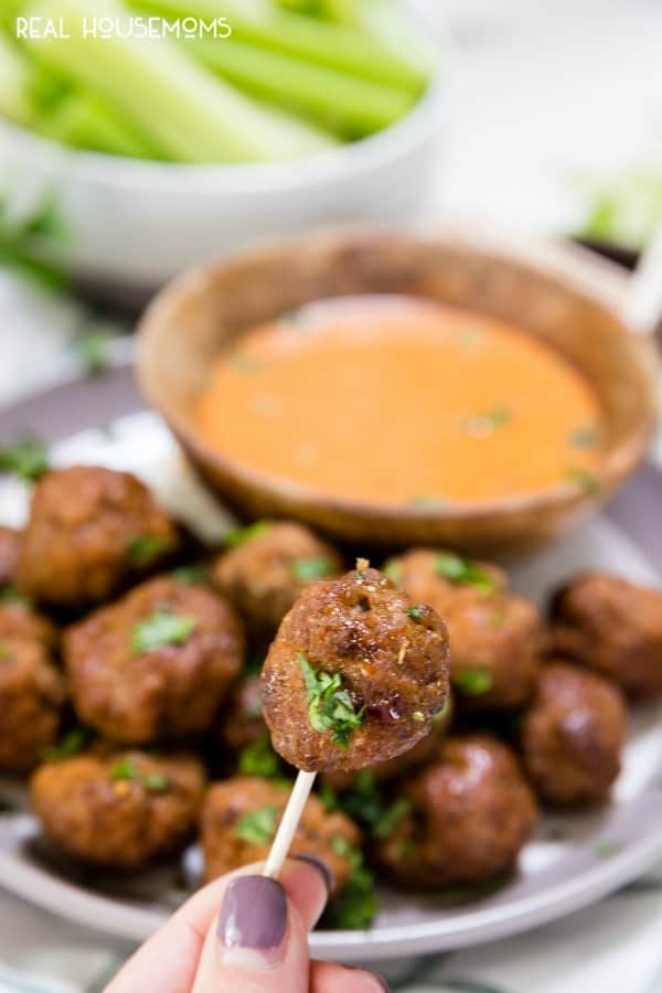 Spicy Chicken Meatballs Real Housemoms