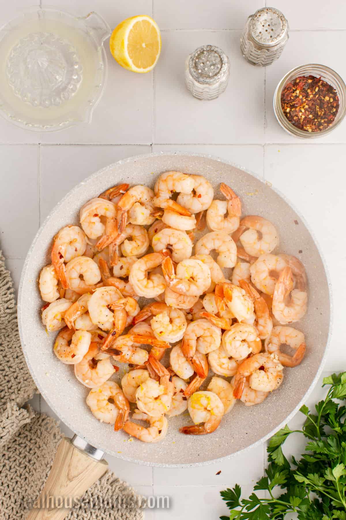 Pan Seared Shrimp - Aubrey's Kitchen