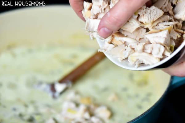 Spinach Artichoke Chicken Soup is the best tasting 30 minute meal and it's made up of kitchen staples! This recipe is the ultimate quick dinner recipe!