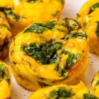 Spinach and Cheese Breakfast Egg Bites ⋆ Real Housemoms