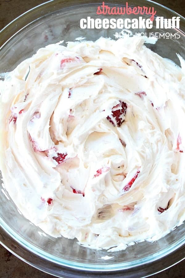 This STRAWBERRY CHEESECAKE FLUFF is an easy and delicious recipe that can be used as a side dish or a dessert. It is great for summer barbecues and get-togethers!