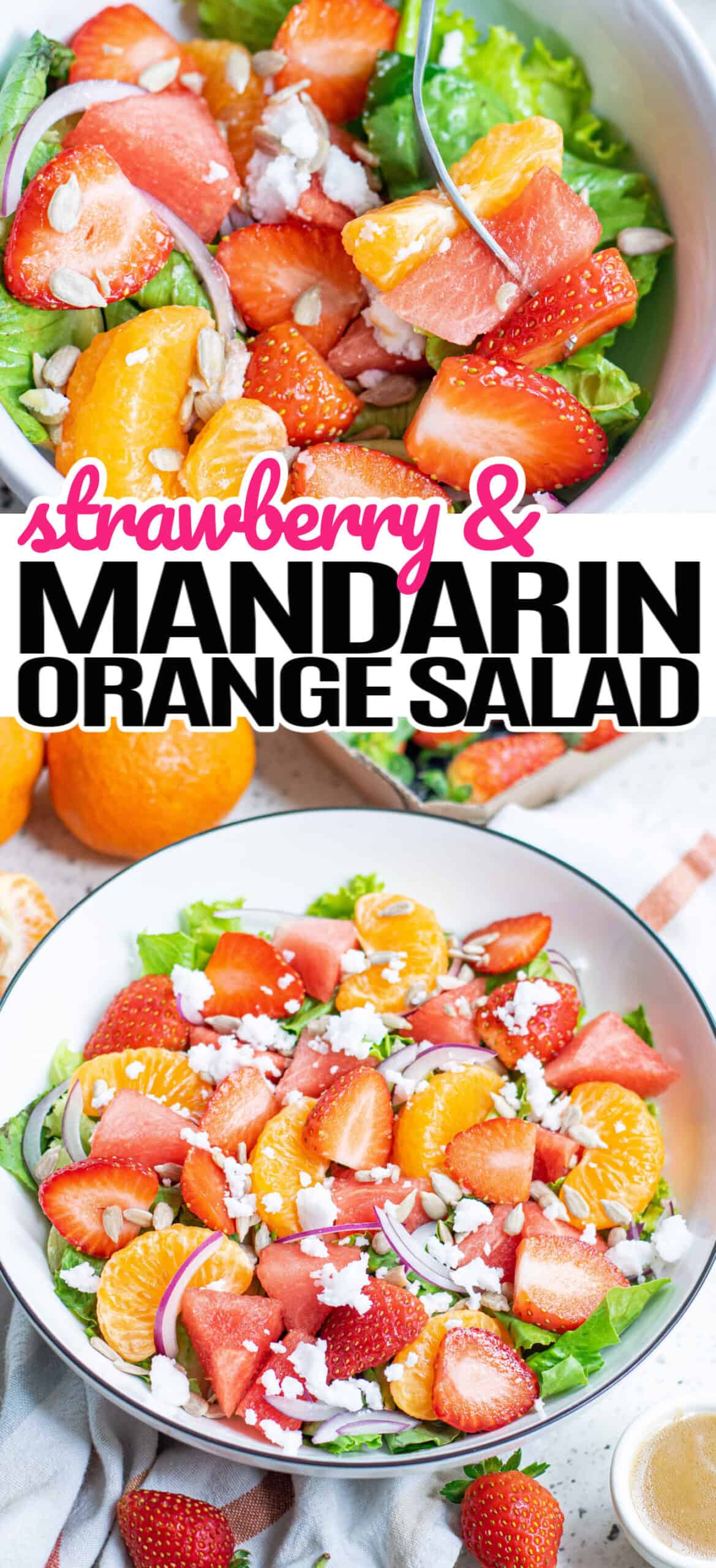 Strawberry And Mandarin Orange Salad ⋆ Real Housemoms