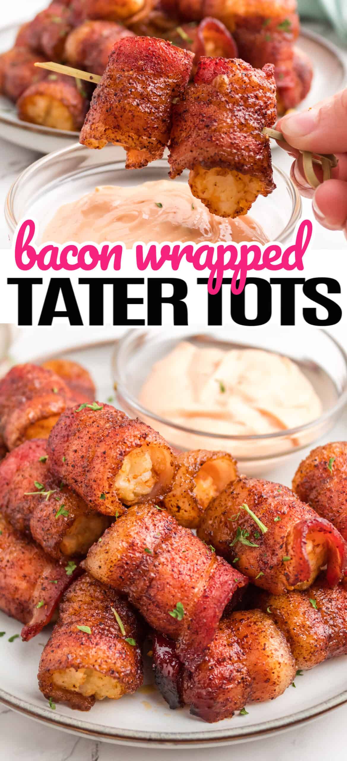 Sweet Bacon Wrapped Tater Tots Recipe with Video ⋆ Real Housemoms