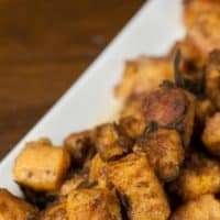 Chances are you've eaten gnocchi before, but this homemade whole wheat SWEET POTATO GNOCCHI is a healthier version perfect for fall!