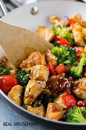Teriyaki Chicken and Vegetables with Video ⋆ Real Housemoms