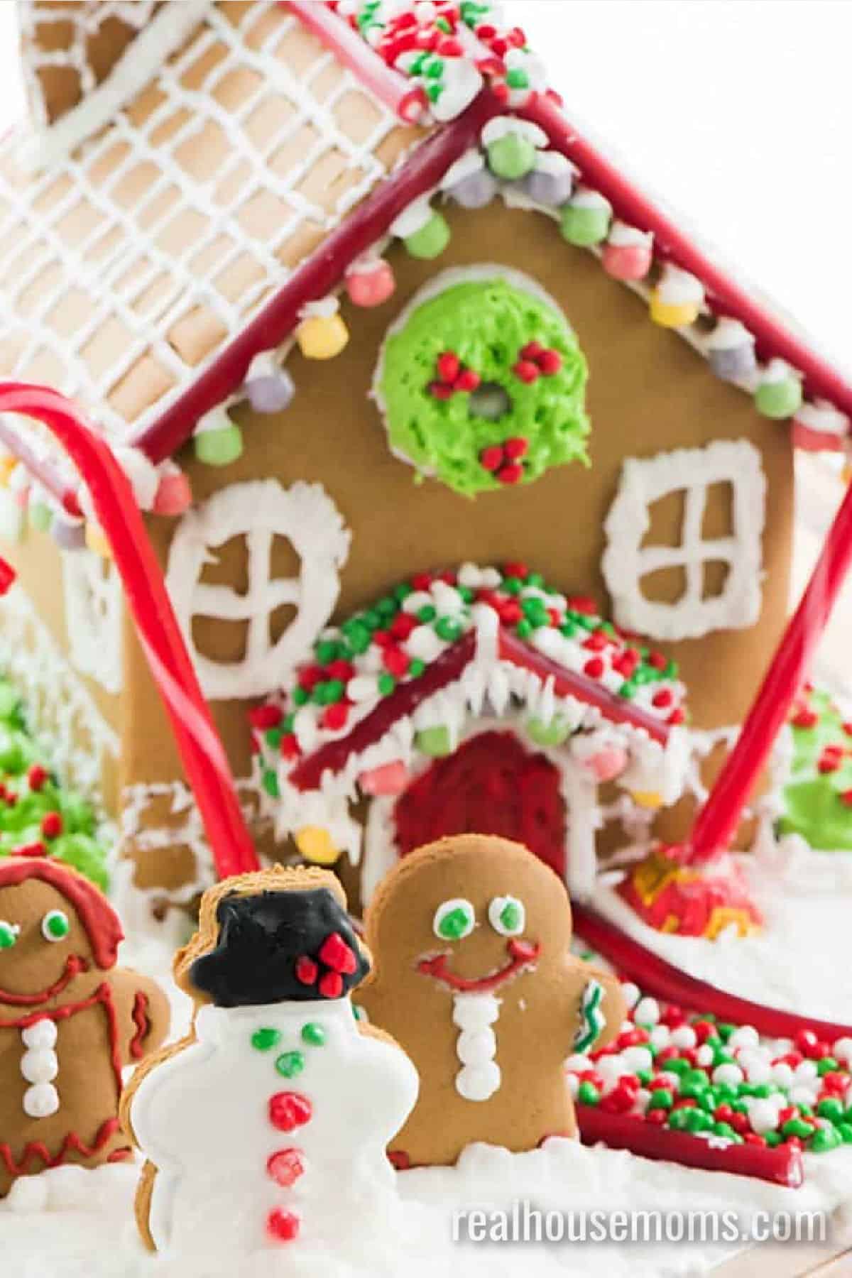 The BEST Gingerbread House Icing ⋆ Real Housemoms