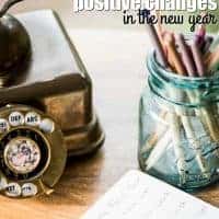 I love these ideas for making positive changes in the new year!