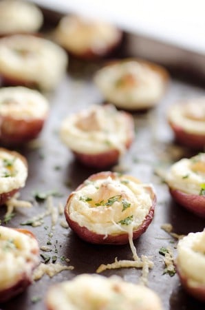 Twice Baked Ranch Potato Popers