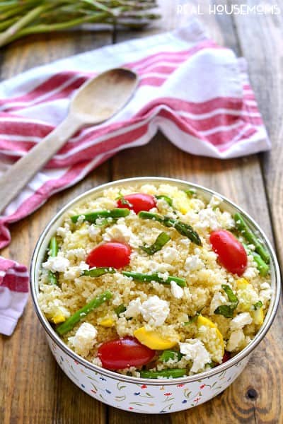 Vegetable Couscous Salad ⋆ Real Housemoms