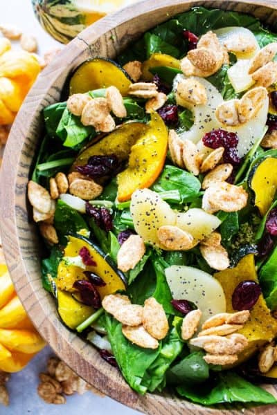 Winter Spinach Salad ⋆ Real Housemoms