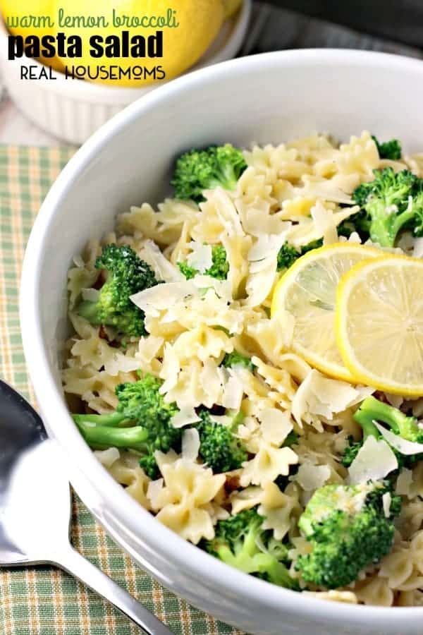 Warm Lemon Broccoli Pasta Salad is a delightfully fresh take on pasta salad that's irresistible!