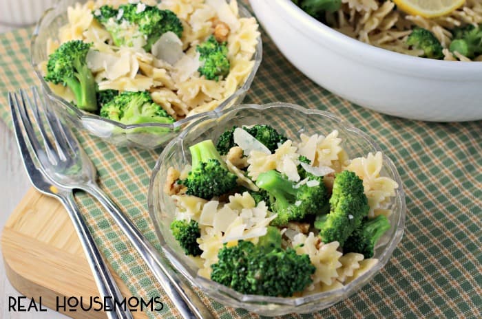Warm Lemon Broccoli Pasta Salad is a delightfully fresh take on pasta salad that's irresistible!