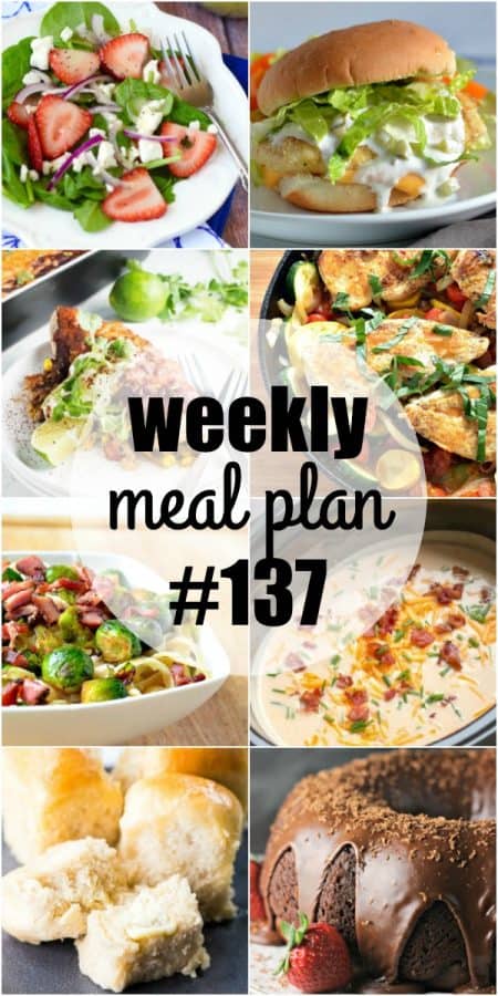 Weekly Meal Plan #137 ⋆ Real Housemoms